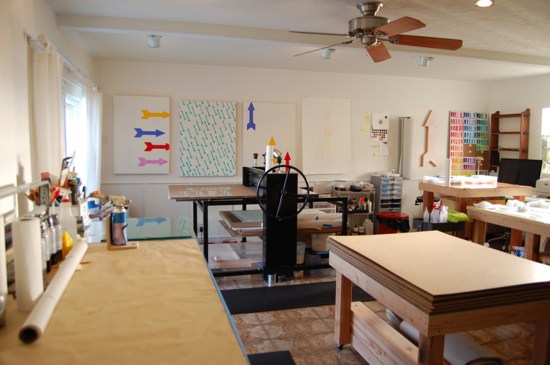 The VIew Inside from the Studio Door